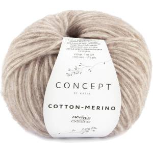 Katia Cotton Merino 139 Fawn Brown Плетива прежда (CM 139)