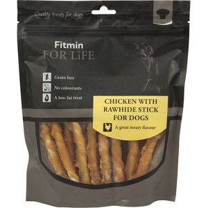 Dibaq Fitmin For Life Лакомство за кучета с пилешко и биволско месо на пръчици 400 g