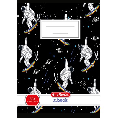 Herlitz Sešit 524 A5 linky Kosmonauti