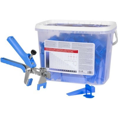 Sada nivelačná Strend Pro LS520 StarterKIT, 100x 2 mm medzerník, 100x klinok + kliešte