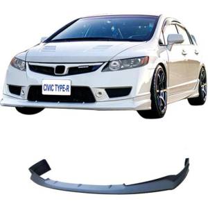  Добавка за предна броня за Honda Civic 7, 8 gen sedan (2006-2015) - Mugen (PX-GZ6-007)