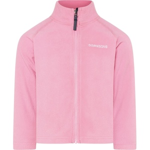 Didriksons Детско поларено яке Didriksons Kid's Monte Full-Zip 10 Fleece jacket - Light Heather Pink - размер 100 (703-5308-0513)