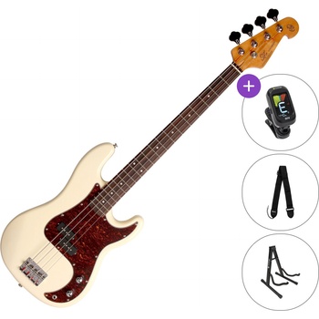 SX SPB62 SET Vintage White Електрическа бас китара