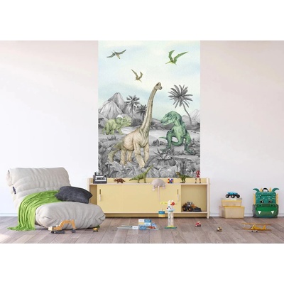 Ag Design FTD2P-5601 Dětská vliesová fototapeta na zed' Pradávný Svět, rozměry 150 x 270 cm