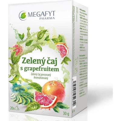 Megafyt Zelený čaj s grapefruitem 20 x 1,5 g