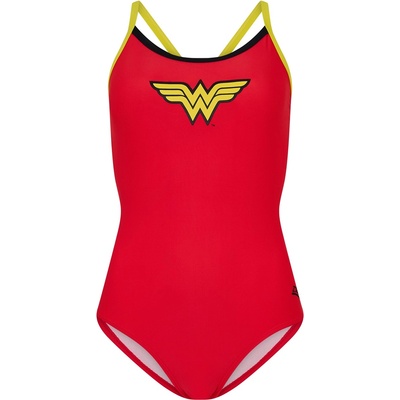 Zoggs Wonderwoman Tri Back Womens - Red