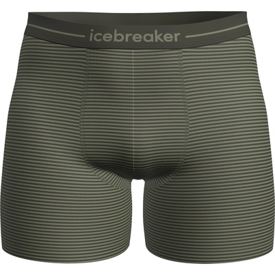 Icebreaker Мъжко мериносово термобельо Icebreaker Anatomica Boxers Merino base layer - Lichen / Dark Loden (015-1155-5811)