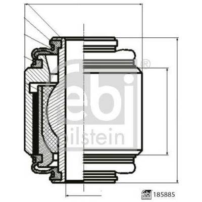 Uložení, řídicí mechanismus FEBI BILSTEIN 185885