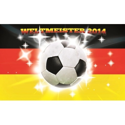 Preinterier Fototapeta - FT3514 - Nemecká vlajka – Futbalová lopta Vlies - 152cm x 104cm