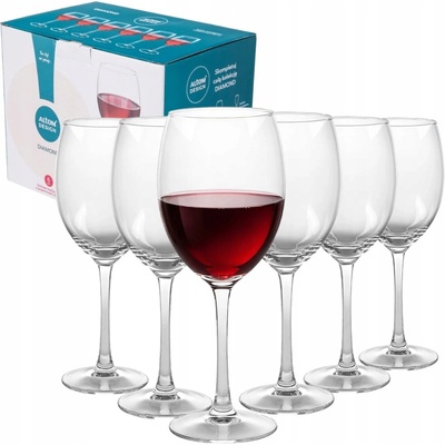 DIAMOND kalíšek na červené víno 6 x 330 ml