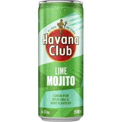 Havana Club Rum&Lime Mojito 5% 0,25 l (plech)