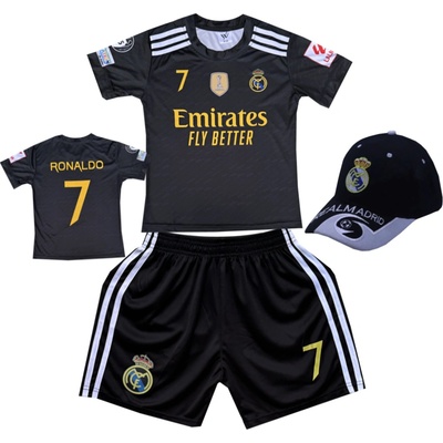 Numberoplus Dětský Fotbalový dres Komplet Real Madrid AWAY - Cristiano Ronaldo CR7 – Sleviste.cz