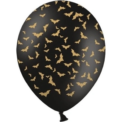 PartyDeco Balón s motívom Halloween netopiere 30 cm