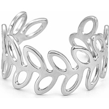 SARINES Stříbrný earcuff s listovým designem S1469