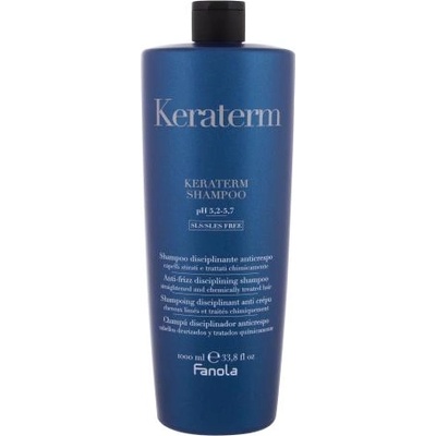 Fanola Keraterm 1000 ml подхранващ и хидратиращ шампоан за химически третирана коса за жени