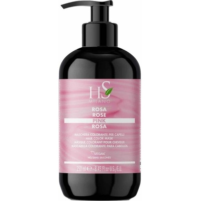 HS MILANO Color Mask farbiaca maska na vlasy Pink