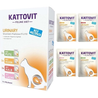 Kattovit Feline Diet Urinary Mix chutí 12 x 85 g