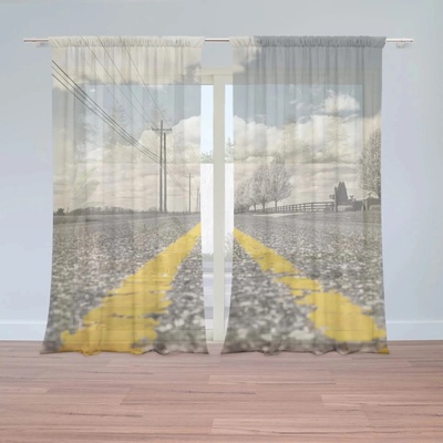 Sablio Záclony Cesta: 2ks 150x250cm