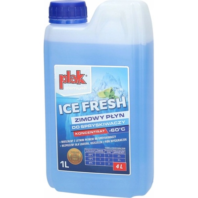 ATAS PLAK Ice Fresh Zimný koncentrát do ostrekovačov -60°C 1 l