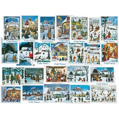 MFP Paper s.r.o. pohlednice vánoční Josef Lada (100) 1170110 – Zbozi.Blesk.cz