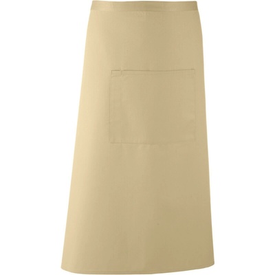 Premier Zástěra Colours PR 158 do pasu dlouhá COT39015855599-khaki Khaki