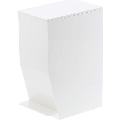 Yamazaki Biely pedálový plastový odpadkový kôš 3,9 l Tower
