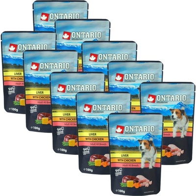 Ontario Liver with Chicken in Broth 10 x 100 g