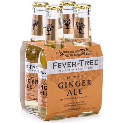 Fever Tree Ginger Ale 4 x 200 ml