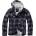 Brandit Lumberjacket яке с качулка, черно-сиво (3172.28)