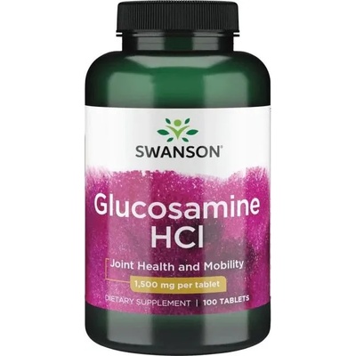 Swanson Glucosamine HCl, 1500 mg, 100 таблетки, Swanson (SW842)