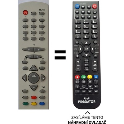 Dálkový ovladač Predátor Hometech CTV 2137 T – Hledejceny.cz