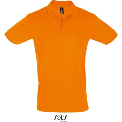 Sol´s Collection polokošile Perfect Men krátký rukáv pánská Cot-25113423501 oranžová
