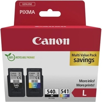 Комплект 2 глави и 50 броя фотохартия за Canon Pixma MX530/MG2200/MG3500 Series - Ink - HIGH CAPACITY - PG540L (PG-540L) / CL541XL (CL-541XL) / 5224B013 - BK/C/M/Y - XL - Multipack in Blister - PN 5224B013 (5224B013)