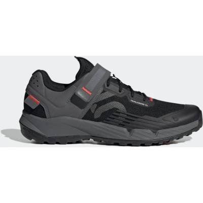 Five Ten Мъжки обувки за планинско колоездене Five ten Trailcross Clip-In Mountain Biking Shoes Cycling shoes - Core Black / Grey Three / Red - размер 46 2/3 (EU) (036-1118-0122)