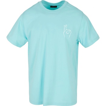 Mister Tee Тениска Easy Sign Tee berylblue XXLUB-MT1485-04221 - Тъмносив, размер XS