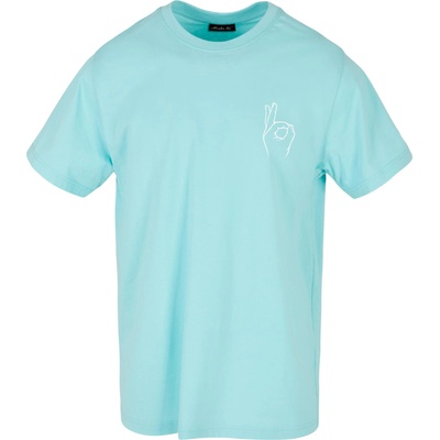 Mister Tee Тениска Easy Sign Tee berylblue XXLUB-MT1485-04221 - Тъмносив, размер XS