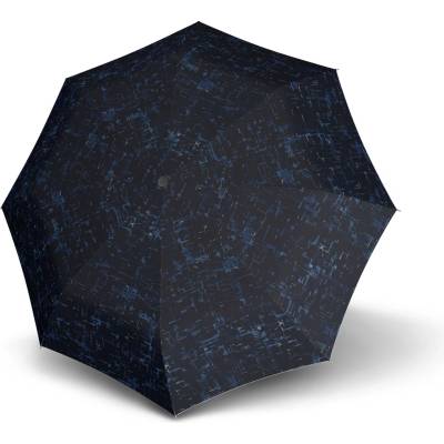 Knirps RE³ Duomatic Structure Blue ľahký automatický dáždnik