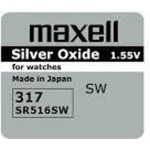 Maxell Бутонна батерия сребърна maxell sr516 sw /317/ 1.55v (ml-bs-sr516-sw) - cybertrade
