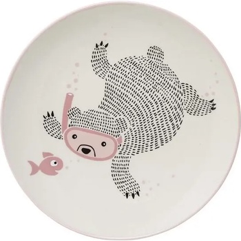 Bloomingville Керамична чиния Bloomingville Ellie - Гмуркащо се мече (BL1014)