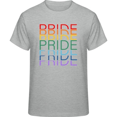 Premium tričko Dúhový dizajn Pride Pride Pride športové sivé