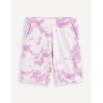 Celio Лилави мъжки спортни къси панталони щампа батик Celio Doengame Celio | Lilav | МЪЖЕ | S