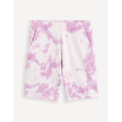 Celio Лилави мъжки спортни къси панталони щампа батик Celio Doengame Celio | Lilav | МЪЖЕ | S