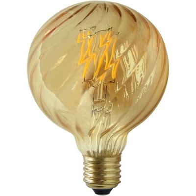 Polux 7516 LED žárovka LED E27 G95 4W = 38W 450lm 2700K Teplá bílá GOLDLUX Vintage Amber Dekorační