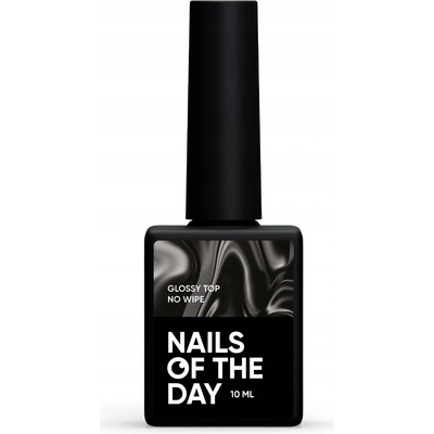 Vrchní hybridní lak Nails Of The Day Glossy Top No Wipe 10ml