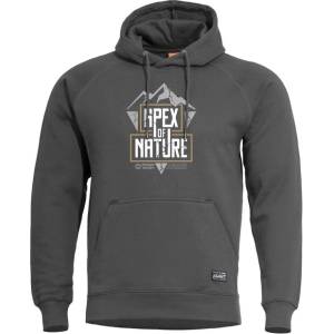 PENTAGON Мъжки суичър с качулка Apex of Nature, сив (K09021-AN-17)