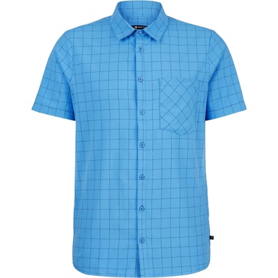 Heber Peak Мъжка риза с копчета Heber Peak WillowHe. Trekking Shirt S/S Shirt - Sailing Blue / Dark Night Blue (033-3019-0211)