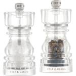 Cole & mason Комплект мелнички за сол и пипер LONDON - 13 см. - прозрачни (Cole-&;-Mason-H-233104)
