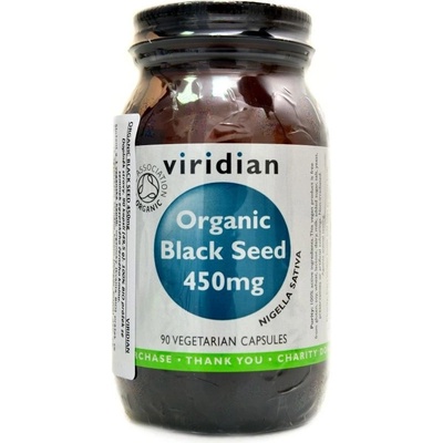 Viridian Black Seed 450 mg Organic 90 kapsúl