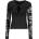 Desigual Дамски пуловер desigual, Размер m, Цвят Черен (26swtk18_ne2000)