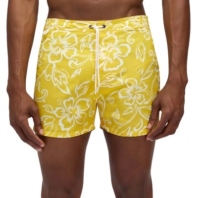Sundek Бански гащета Sundek Hibiscus swimming shorts - Yellow (Vintage Mango)